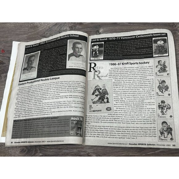 Canadian Sports Collector Magazines Vol. 16 no.3 Sidney Crosby Cover December 20 - Picture 3 of 6